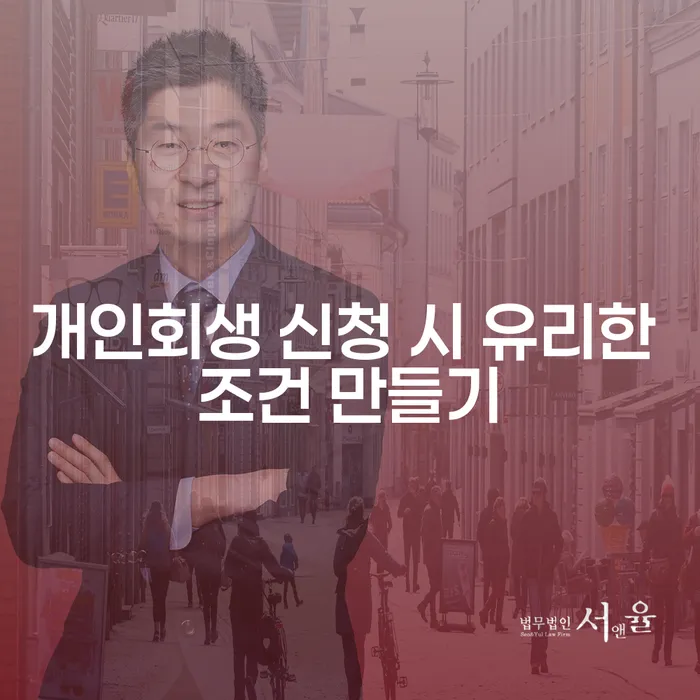 개인회생 신청 시 유리한 조건 만들기: 어떻게 준비해야 할까요?